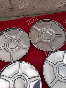 Set of 4 hubcaps - SIMCA 900 / Simc'4 / 1000 / 1005 / 1006 / 1118 /Abarth 1150 - thumb-2
