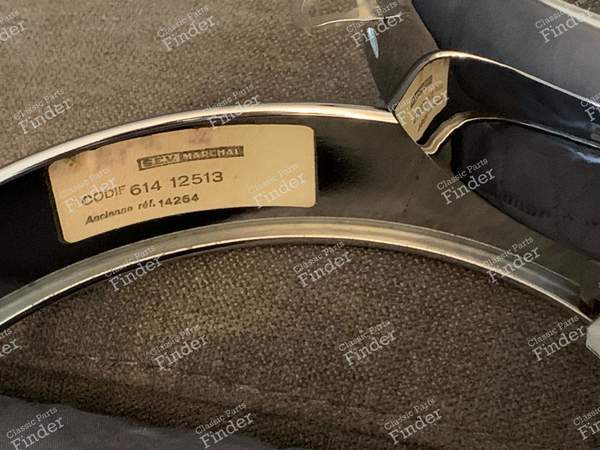 Chrome bezels for ball headlights - ALPINE A110 - 614 12513- 2