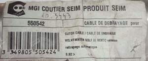 Ausrückkabel automatische Anpassung - VOLKSWAGEN (VW) Golf III / Vento / Jetta - 550542- thumb-4