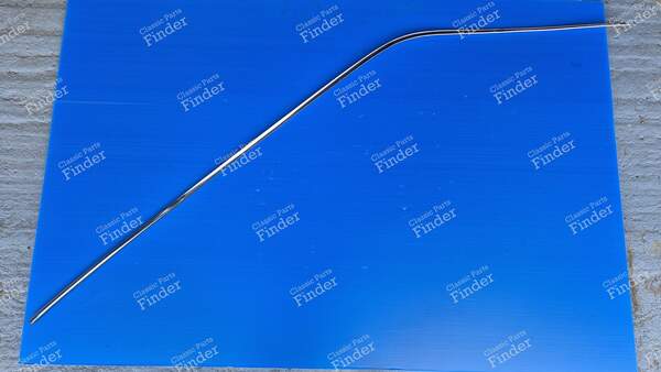 Baguette de gouttière de toit en inox, côté droit - PEUGEOT 204 - 1
