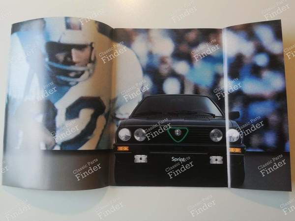 Brochure Alfa Sprint Veloce - ALFA ROMEO Alfasud Sprint - 1