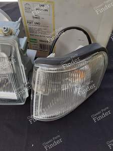 Front optics + left turn signal - FIAT Uno / Duna / Fiorino - 084324 / 7700027 / 60944091- thumb-1