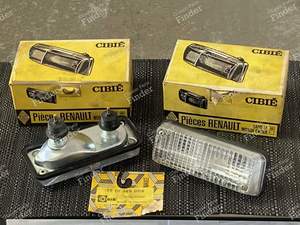Deux Clignotants / Veilleuses Blancs pour R12 Gordini, R12 TS, TL, ALPINE RENAULT A310 V6, - ALPINE A310 - 3076G / 7701349009- thumb-2