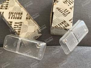 2 white turn signal / nightlight caps - RENAULT 12 / Virage (R12) - 427- thumb-1