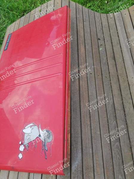 Trunk door 2CV6 Club red - CITROËN 2CV - 4