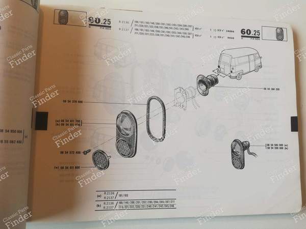 P.R. 884 - Catalogue de pièces de rechange - RENAULT Estafette / Hi-boy / Petit-Panel - 7701435674- 4