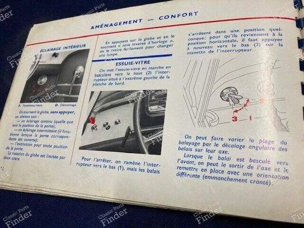 On-board manual - RENAULT Floride / Caravelle - N.E. 826- 2