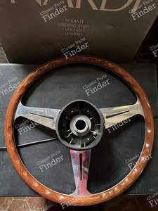 Nardi wooden steering wheel - PORSCHE 356 - thumb-1