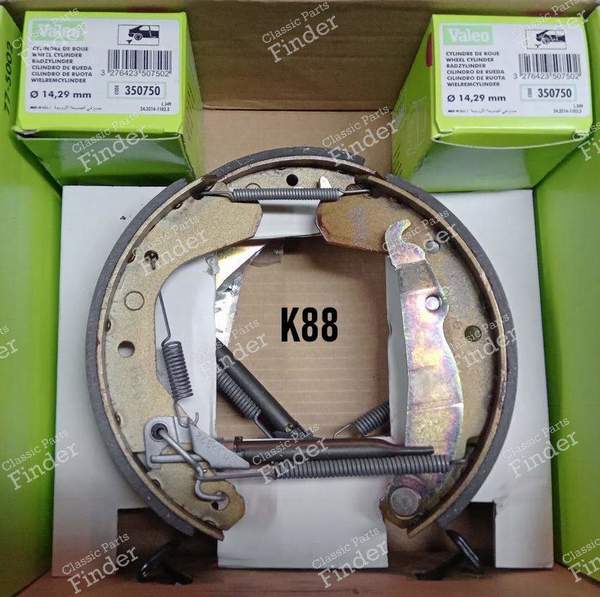 Bremsensatz hinten Opel Corsa A 1,0 ohne Servounterstützung, Kadett 1,2, 1,4 - OPEL Corsa (A) - K88- 0
