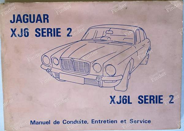 Genuine Jaguar XJ6 Series 2 manual - JAGUAR XJ (Serie 1 / Serie 2 / Serie 3) - 29/4(5635) 11/73- 0