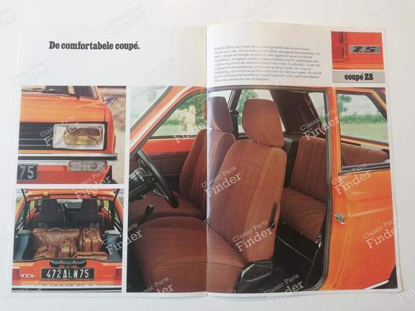 104 ZS advertising brochure - PEUGEOT 104 / 104 Z - 7-75 726- 2