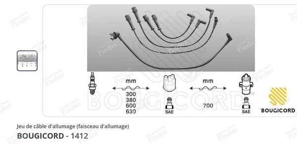 Zündkabel Renault Safrane I - RENAULT Safrane - PT517- 1