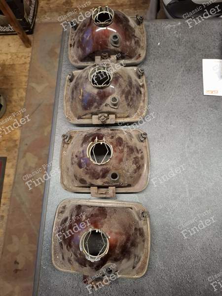 Headlight set - RENAULT 5 (Supercinq) / Express / Rapid (R5) - 7R0188701 / 67522159- 1