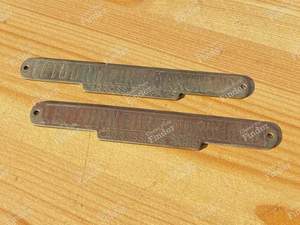 2 Karosseriebauer-Plaketten Letourneur und Marchand - DELAHAYE Type 135/138/148/168