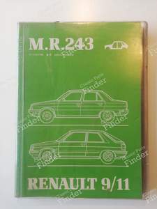 M.R. 243 - Reparaturanleitung 'Karosserie'. für RENAULT 9 / Alliance / Broadway / 11 / Encore (R9 / R11)