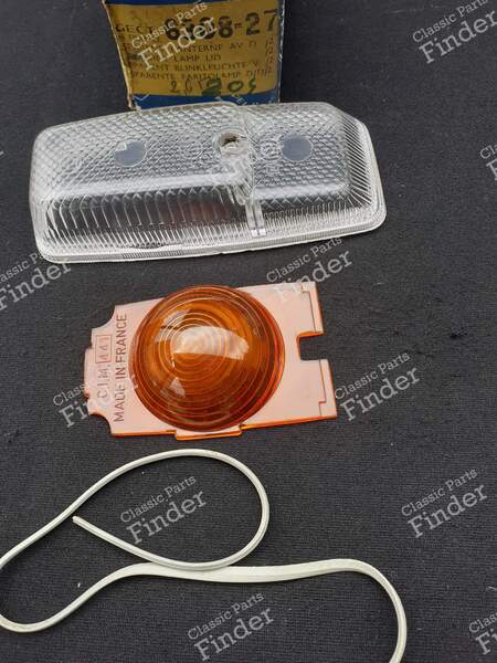 Right Front Turn Signal/Parking Light Lens - PEUGEOT 204 - 6308.27- 1