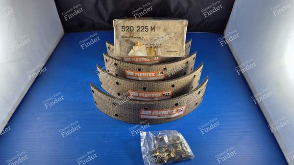 Set of 4 rear brake shoe linings - RENAULT 14 (R14) - 520705- 1