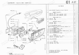 Digital clock for Peugeot 104 and 205 - PEUGEOT 104 / 104 Z - 6155.69- thumb-2
