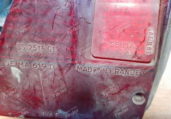 Right rear light - PEUGEOT 204 - 619 D / BS2516G1- 2