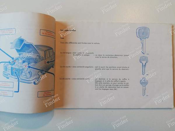 Instructions for use - MERCEDES BENZ W111 / W112 (Heckflosse) - 6440- 2