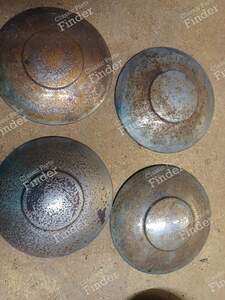 Set of 4 wheel covers - RENAULT 4 CV