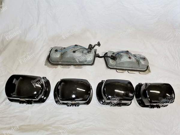 1 complete set of headlights and 2 rear lights - PEUGEOT 504 Coupé / Cabriolet - 450088 / 629G / 629D- 1