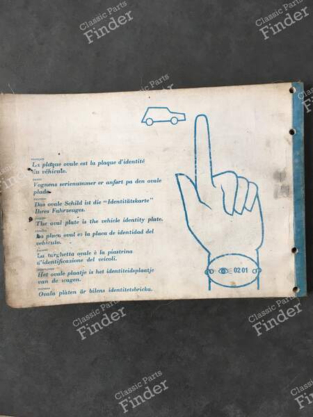Ersatzteilkatalog P.R. 961 - RENAULT 15 / 17 (R15 - R17) - 7701432625- 9