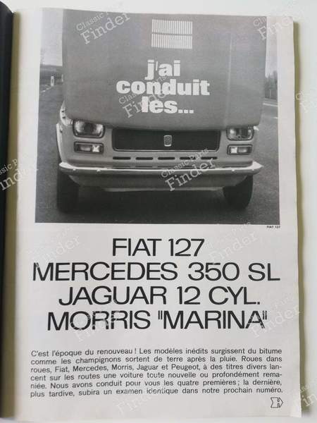 L'Auto-Journal - April 22, 1971 - MERCEDES BENZ SL (R107) - #8- 5