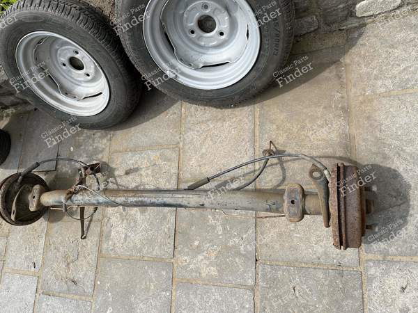 Hinterachse + Räder - FORD Taunus 12M (P6) - 0