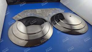 Jeu de 2 enjoliveurs de roue en inox pour PEUGEOT 203