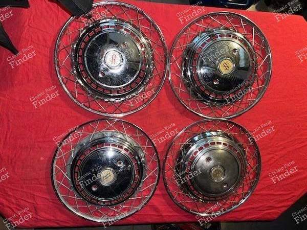 Set of 4 Chapron hubcaps - CITROËN DS / ID - 4