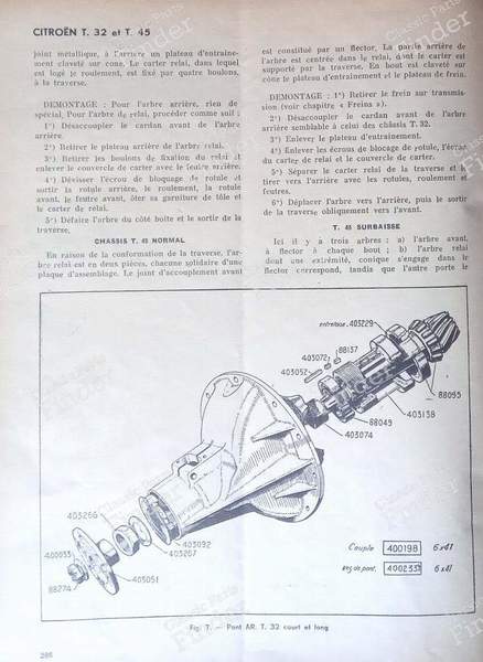 SERVICE 1946 technical review - CITROËN Type 32 - 12/1946- 3