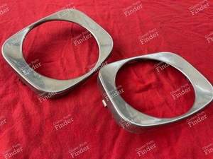 Paar Scheinwerfereinfassungen - CITROËN Méhari - thumb-1