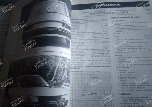 RTA pour 505 Phase 1 et 604 - PEUGEOT 505 - N°162- 1