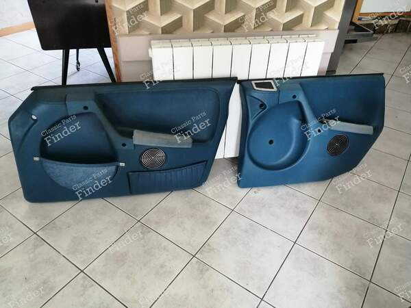 Set of 4 blue interior door panels/trim pieces for the Citroën CX Series 1 - CITROËN CX - 1
