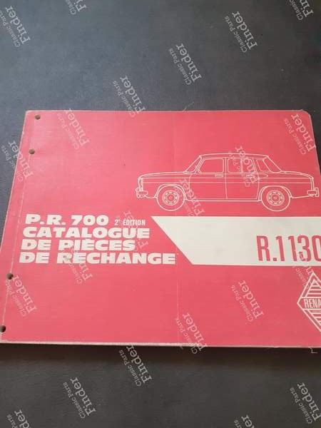 Catalogue de pièces détachées - RENAULT 8 / 10 (R8 / R10) - PR700- 0