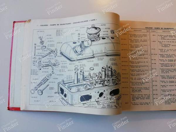 Catalogue des pièces détachées pour ID 19 berline - CITROËN DS / ID - # 470- 2