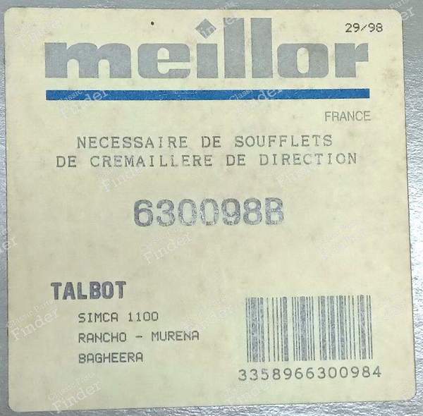 Rack bellows - MATRA-SIMCA-TALBOT Bagheera - 630098B- 3