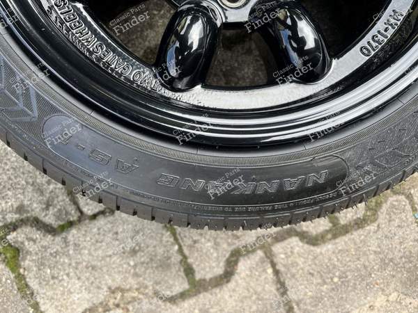 Radsatz mit neuen Reifen S Spoke schwarz gepulvert wie neu - MINI  - 5