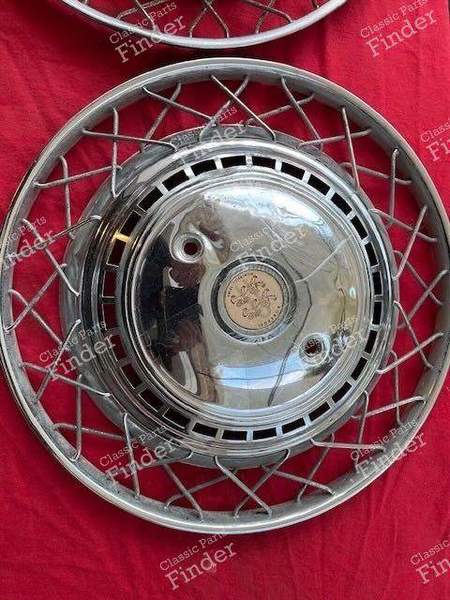 Set of 4 Chapron hubcaps - CITROËN DS / ID - 3