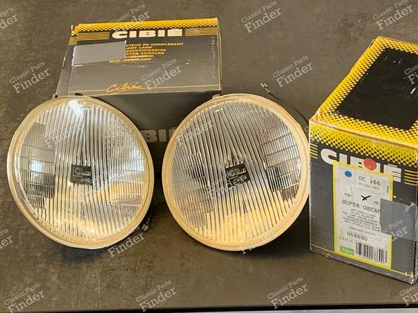 Optics for Super Oscars Cibié Iode Fog lamps - SIMCA 900 / Simc'4 / 1000 / 1005 / 1006 / 1118 /Abarth 1150 - 068690- 0