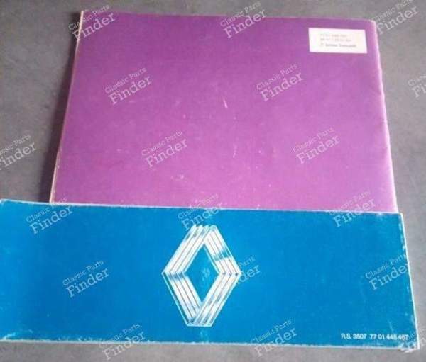 Instruction manual - RENAULT 14 (R14) - 77 01 446 291 / NE411 80 01 81- 2