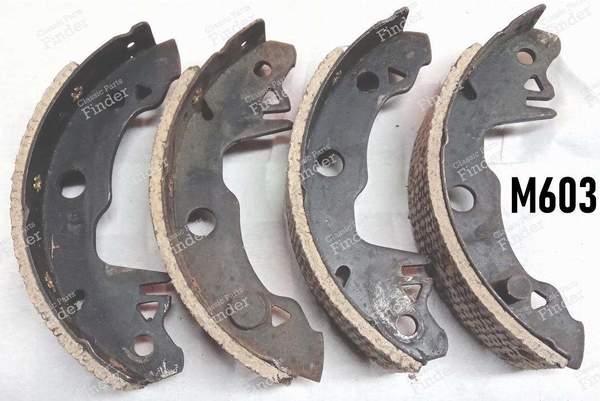 Rear brake shoes - PEUGEOT 104 / 104 Z - ls1394- 0