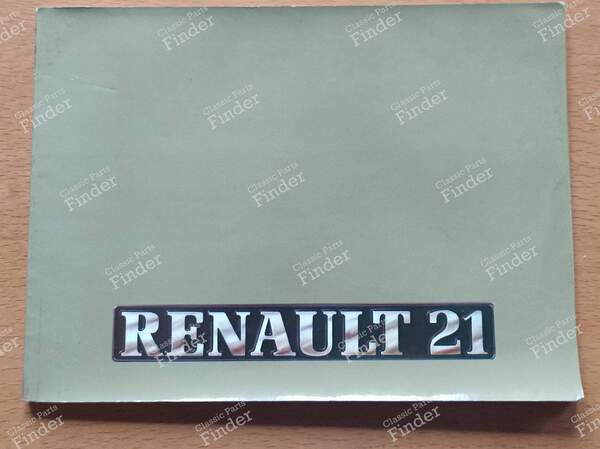 Bordhandbuch - RENAULT 21 (R21) - 771184497- 0