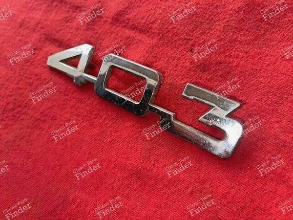 Sigle - 1. Generation - PEUGEOT 403 - 0