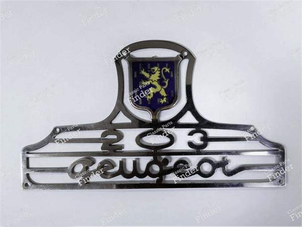 Emblem, Monogramm für Kofferdeckel - PEUGEOT 203 