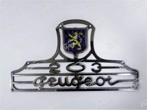 Emblem, Monogramm für Kofferdeckel für PEUGEOT 203