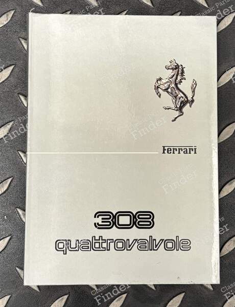 Owner's Manual - 308 Quattrovalvole - FERRARI 308 / 208 / 328 - 0