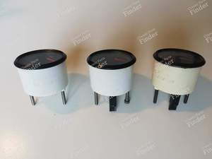 Set of three pressure gauges: Voltmeter + oil pressure + oil temperature - PORSCHE 924 - 332.304/15/1- thumb-2