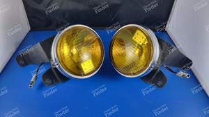 Pair of complete HELLA long-range headlamps - FORD Taunus TC1 / Cortina MK III